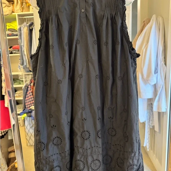 GAP Women's Black Midi Dress - Picture 7 of 7